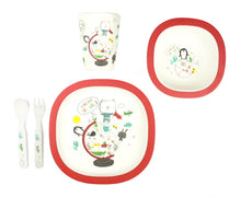 Load image into Gallery viewer, Bamboo Kids 5 Piece Meal Set World
