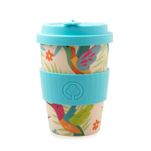 Load image into Gallery viewer, Bamboo Eco Cup 400ml Birds
