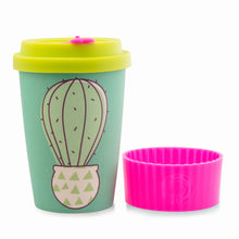 Load image into Gallery viewer, Bamboo Eco Cup 400ml Cactus
