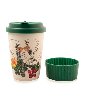 Bamboo Eco Cup 400ml Elephant