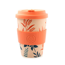 Load image into Gallery viewer, Bamboo Eco Cup 400ml Flowers
