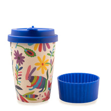 Load image into Gallery viewer, Bamboo Eco Cup 400ml Rainbow Rabbit
